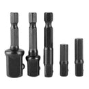 Socket Bit Adapter Magnetic Bit Extensions Holder Drill Nut Driver 1/4" 3/8" 1/2