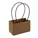 5x Kraft Paper Bag Bouquet Flower Wrapping Packing Bag Basket Florist Gift Box