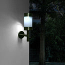 2 Pack Outdoor Solar Lights Motion Sensor Wall Light Waterproof Garden Yard Lamp
