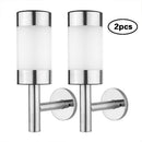 2 Pack Outdoor Solar Lights Motion Sensor Wall Light Waterproof Garden Yard Lamp