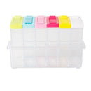 Kitchen Spice Container Jar Condiment Dispenser Salt Seasoning Box With Spoon