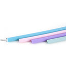 Folding Silicone Collapsible Drinking Outdoor Straw with Cleaning Brush Reusable