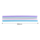 Folding Silicone Collapsible Drinking Outdoor Straw with Cleaning Brush Reusable