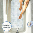 Bathroom Anti Slip Shower Mat Non slip Bathtub Massage Carpet PVC Square  ghj