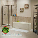 40cm*100cm Pvc Bathroom Non-slip Mat Jacuzzi Pad with Suction Cup