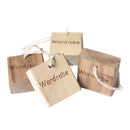 8pcs Natural Cedar Wooden Moth Hangers Blocks Repellent For Wardrobe Drawer