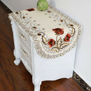 Embroiderd Table Runner Tablecloth Home Party Wedding Decor for Christmas *1