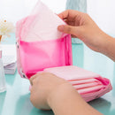 Sanitary Pad Pouch Napkin Towel Holder Organizer Bag Card Makeup Coin Purse