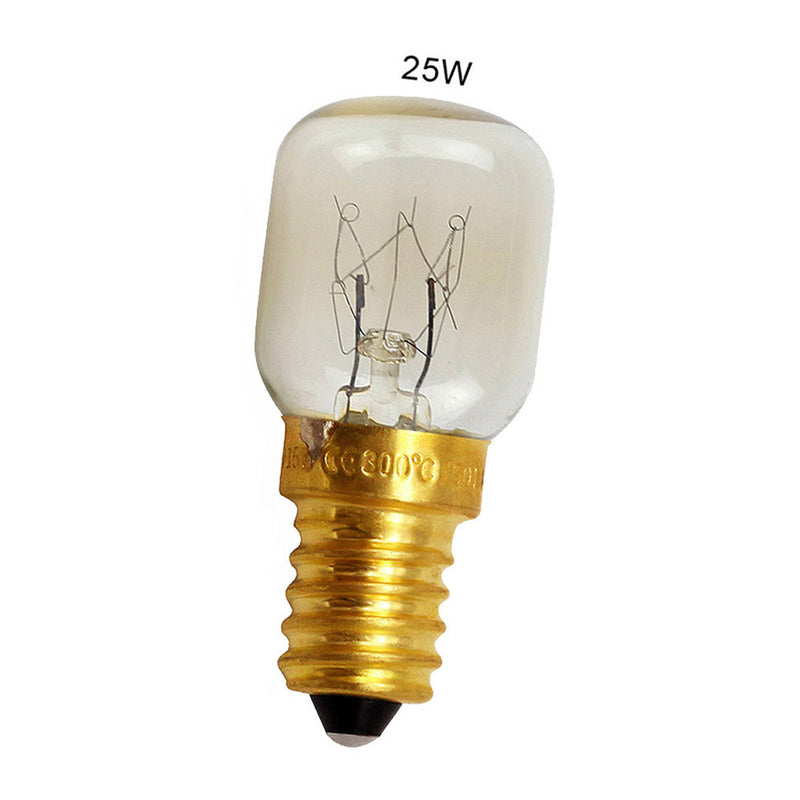 5X 25W E14 220V 300 Degree High Temperature Resistant Microwave Oven Bulb New