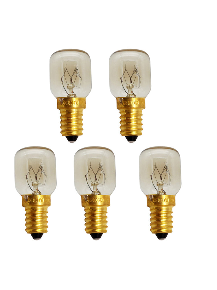 5X 25W E14 220V 300 Degree High Temperature Resistant Microwave Oven Bulb New