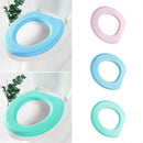 2pcs Bathroom EVA Waterproof Toilet Seat Cover Pad Cushion Washable Toilet Mat