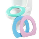 2pcs Bathroom EVA Waterproof Toilet Seat Cover Pad Cushion Washable Toilet Mat