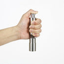 Portable Kitchen Stainless Steel Thumb Push Salt Pepper Spice Sauce Grinder Mill
