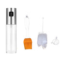 4pcs Oil Dispenser Stainless Steel Spray Bottle - Bundled with Oil Brush, Funnel