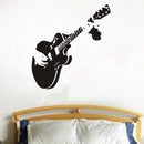 Wall-Stickers Guitar Musical-Instrument Rock Music Living-Room Creative Art cv b