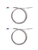 2X Thermocouple Temperature Controller Sensor 0-600C K Type Wire 2M Probe 5*30mm