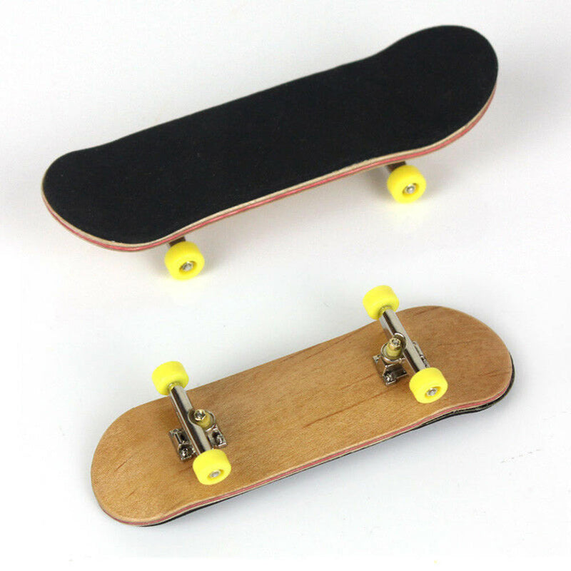 Wooden Deck Fingerboard Skateboard Sport Games Children Kids Gift Maple Wood