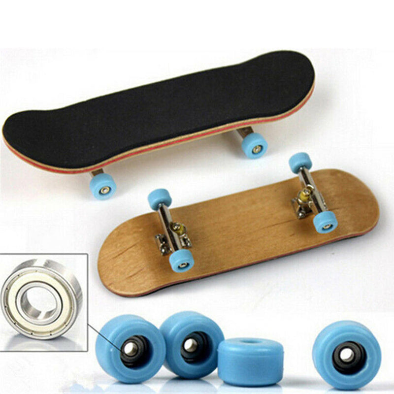 Wooden Deck Fingerboard Skateboard Sport Games Children Kids Gift Maple Wood