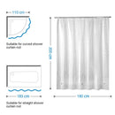 Funny Shower Curtain Waterproof Polyester Bathroom Decor with 12 Hooks