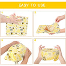 3x Beeswax Food Wraps Reusable Sustainable Hygenic Bee Wax Cloth New Hot