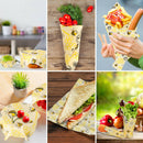 3x Beeswax Food Wraps Reusable Sustainable Hygenic Bee Wax Cloth New Hot