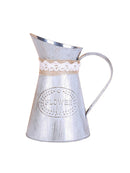 Flower Vase Iron Metal Rustic Style Jug Can Flower Vase for Wedding Home x v