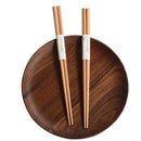 5 Pairs Japanese Reusable Chopsticks Natural Beech Wood Chopsticks New Hot