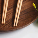 5 Pairs Japanese Reusable Chopsticks Natural Beech Wood Chopsticks New Hot