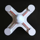 E27 to 4x E27, 4 into 1 Edison Screw Light Bulb Lamp Holder Adaptor Splitter, V2