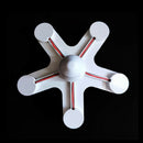 E27 to E27 One-Divided-Fives Light Bulb Base Durable Y Shape Lamp Bulb Splitter
