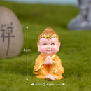 4 CM China Boxwood Sack Monk prayer beads Maitreya Buddha Lucky Wealth sculptur