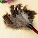 Anti-static Ostrich Feather Fur Brush Duster Dust Cleaning Tool Wooden Handle x