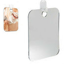 Fogless Anti Fog Glass Shower Shaving Mirror Bathroom Fog-Free Adhesive Hook