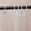 Solid Easy Clean Polyester Fabric Home Decor Shower Curtain Waterproof Washable