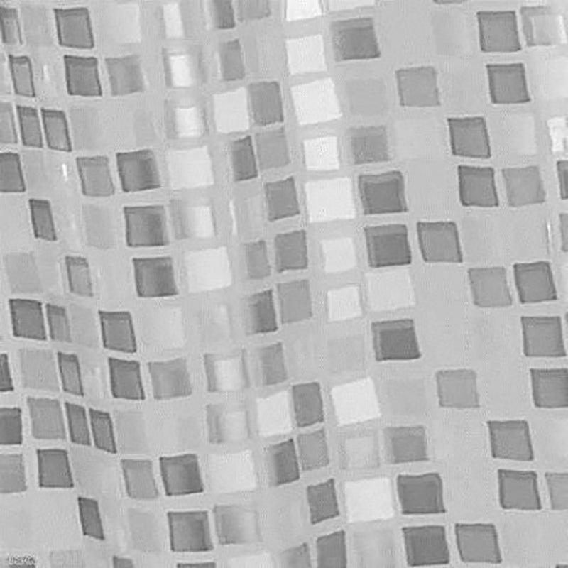 Solid Easy Clean Polyester Fabric Home Decor Shower Curtain Waterproof Washable