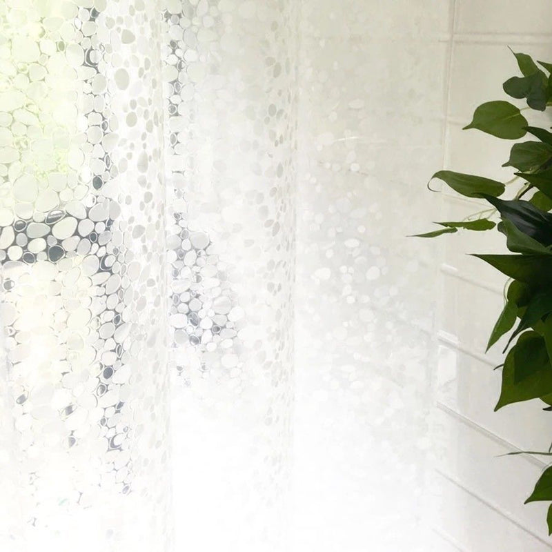 Mosaic Blue Shower Curtain, Bathroom Colors, Fun Design, New Water Resist 1pc