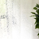 Fabric Shower Curtain Rust Proof Grommets Easy Clean Waterproof 72"x72" Leaves