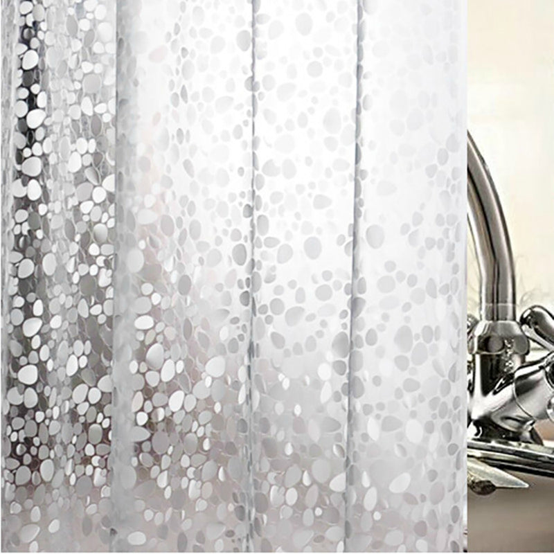 Mosaic Blue Shower Curtain, Bathroom Colors, Fun Design, New Water Resist 1pc