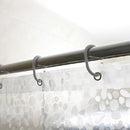 Fabric Shower Curtain Rust Proof Grommets Easy Clean Waterproof 72"x72" Leaves