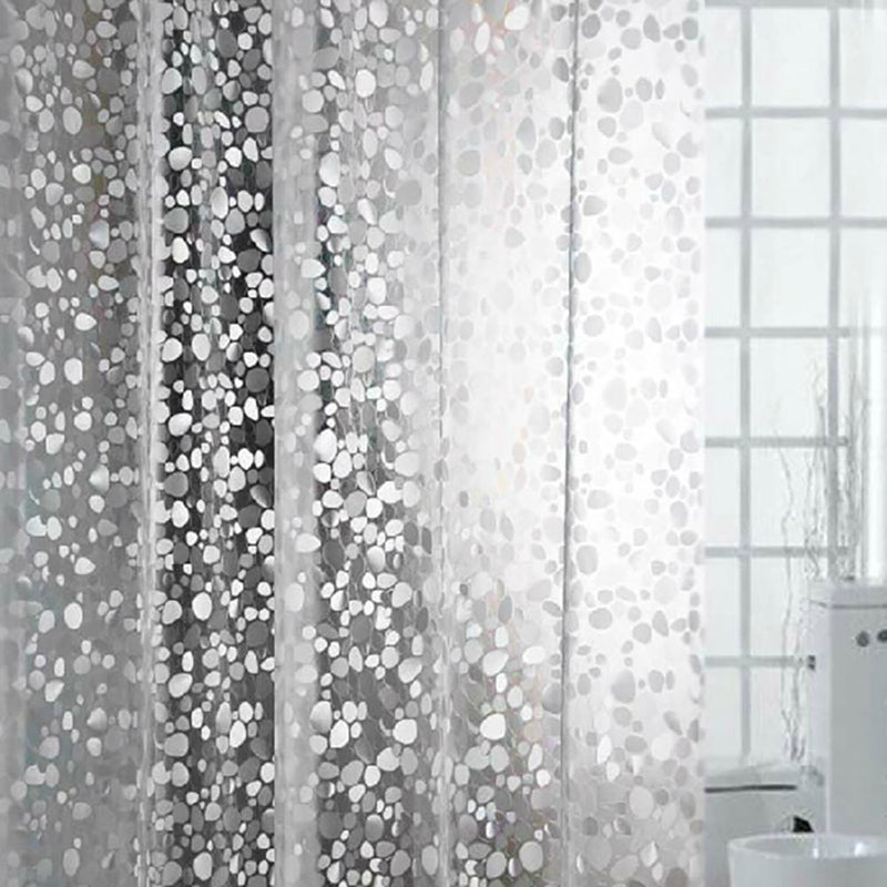 Mosaic Blue Shower Curtain, Bathroom Colors, Fun Design, New Water Resist 1pc