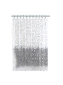Mosaic Blue Shower Curtain, Bathroom Colors, Fun Design, New Water Resist 1pc