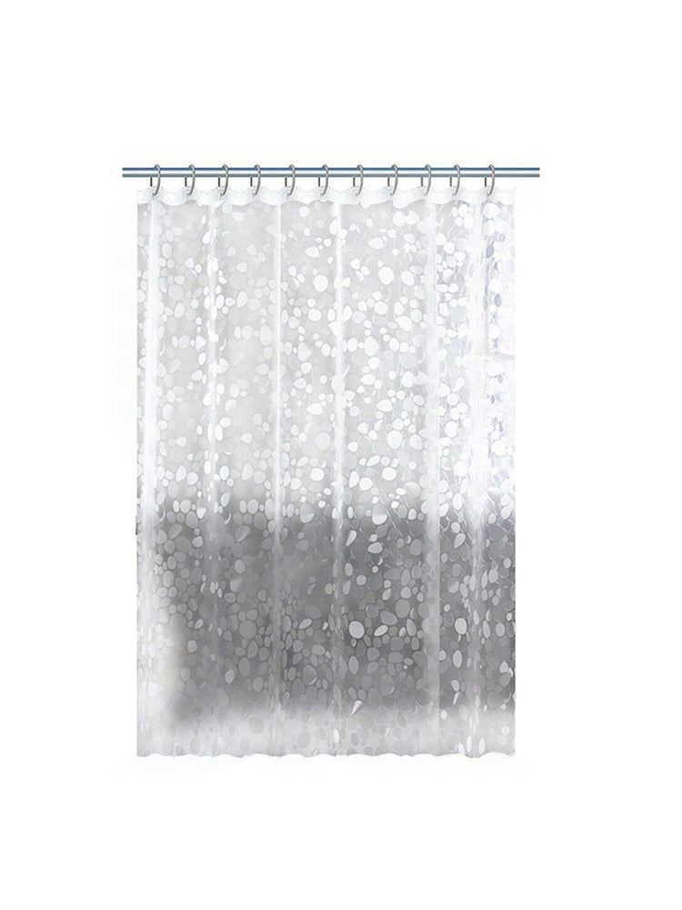 Mosaic Blue Shower Curtain, Bathroom Colors, Fun Design, New Water Resist 1pc