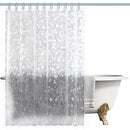 Fabric Shower Curtain Rust Proof Grommets Easy Clean Waterproof 72"x72" Leaves