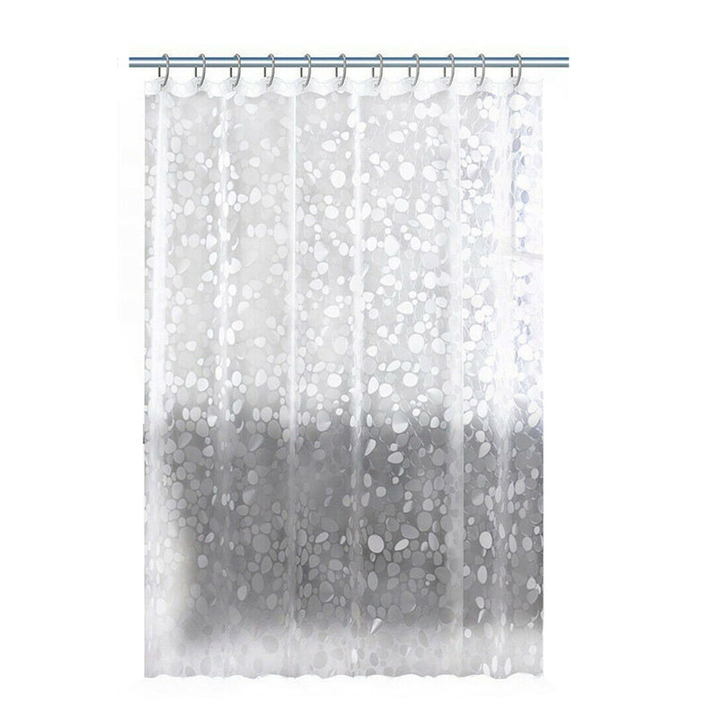 Mosaic Blue Shower Curtain, Bathroom Colors, Fun Design, New Water Resist 1pc