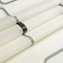 120*180CM PEVA Shower Curtain Liner, Waterproof,Black and White Square Style