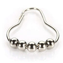 Rustproof Steel Polished Chrome Shower Curtain Rings Set of 12 Polished Nickel