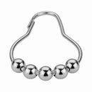 Rustproof Steel Polished Chrome Shower Curtain Rings Set of 12 Polished Nickel