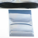 100X Anti-Static Translucent Zip Lock Bags Package Pouches Waterproof Packaging