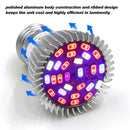 2Pcs E27 Full Spectrum LED Grow Light  Growing Lamp For Plant Veg High Quality