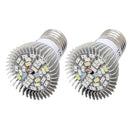 2X E27 LED Plant Grow Light Full Spectrum For Hydroponic Growing Lamp Brand New